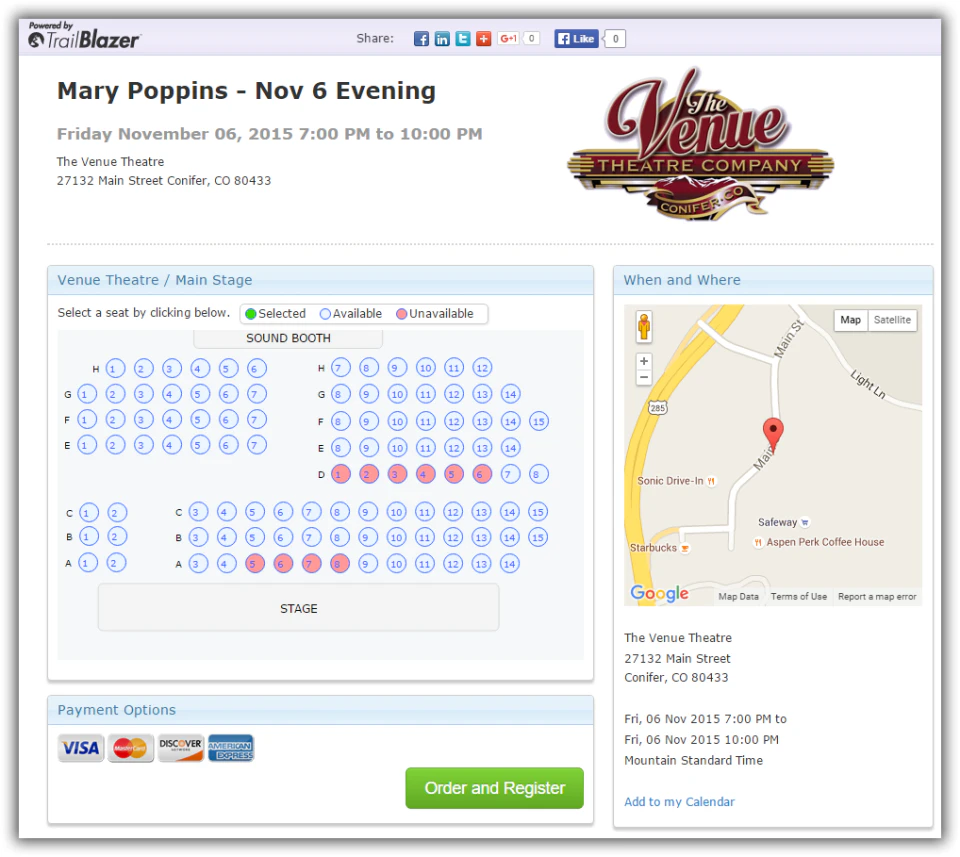 screenshot of Trail Blazer Non-Profit Manager